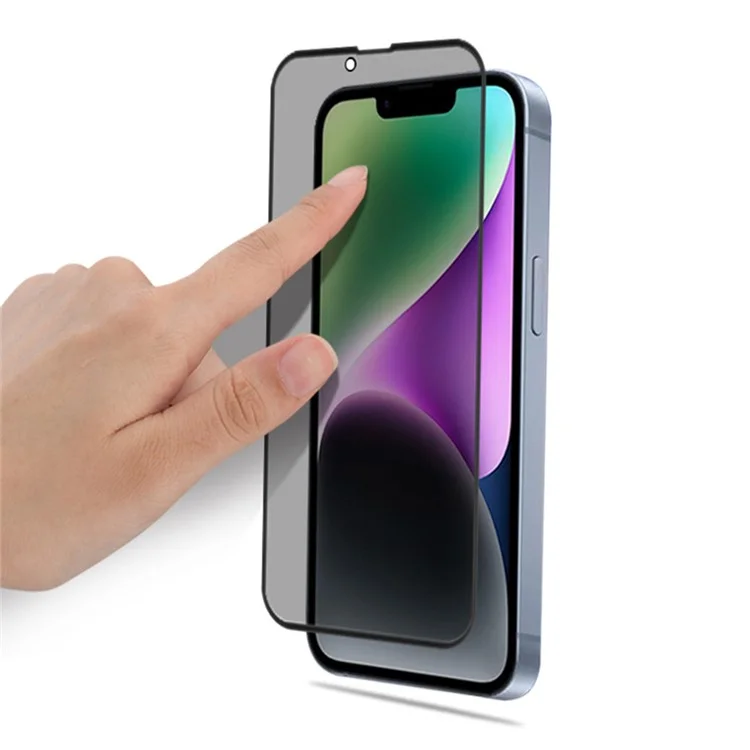 Acquistare all'ingrosso MOCOLO Per iPhone 14 Pellicola protettiva per lo schermo Anti Spy Stampa in seta Vetro temperato - Nero
