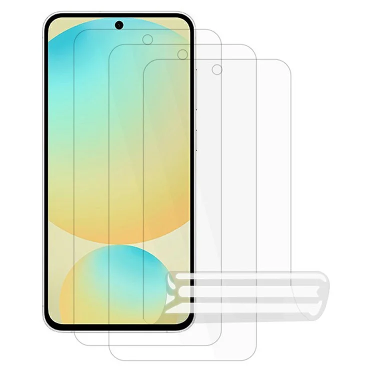 3 pièces pour l'écran de protection d'écran du Samsung Galaxy S24 FE, film de protection d'écran en TPU souple anti-rayures