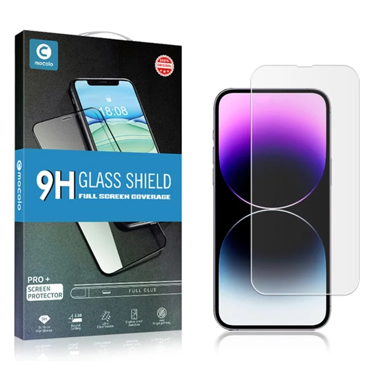 MOCOLO 50Pcs Para iPhone 13 / 13 Pro Protector de pantalla Antiarañazos Película de vidrio templado transparente