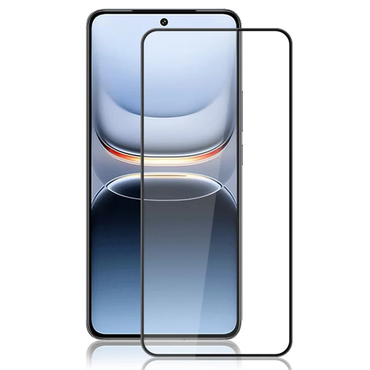 AMORUS Schutzfolie aus gehärtetem Glas für vivo iQOO 13 5G - Schwarz