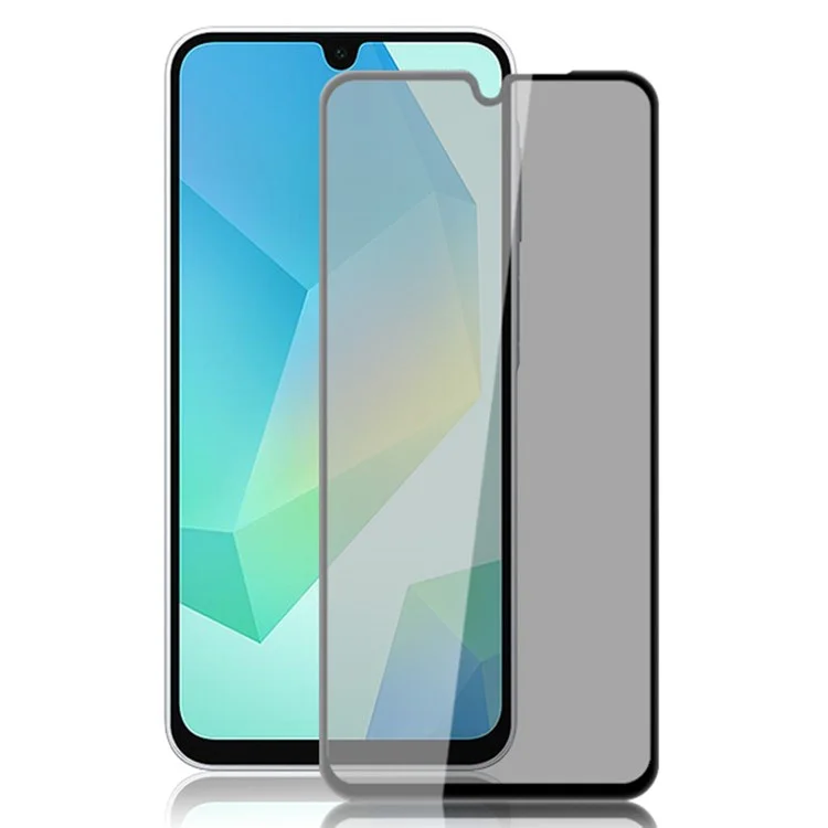 Bulk Purchasing MOCOLO For Samsung Galaxy A16 4G / 5G Screen Protector Anti Spy Silk Printing Tempered Glass Film - Black
