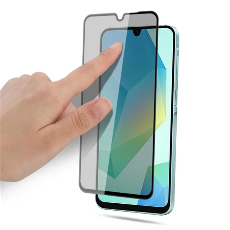 Bulk Purchasing MOCOLO For Samsung Galaxy A16 4G / 5G Screen Protector Anti Spy Silk Printing Tempered Glass Film - Black