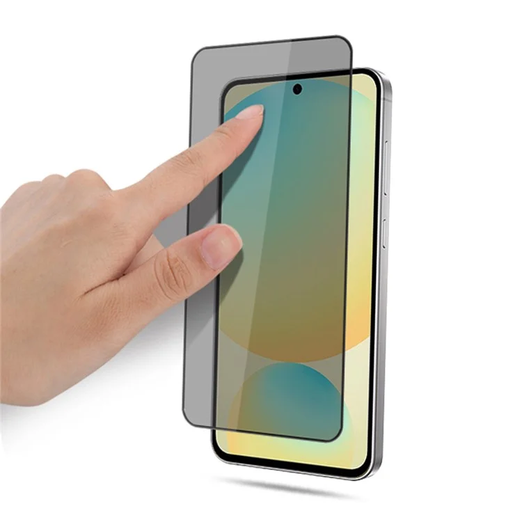 Compra em Massa MOCOLO Para Samsung Galaxy S24 FE Protetor de Tela Anti Spy Seda Impressão Filme de Vidro Temperado - Preto