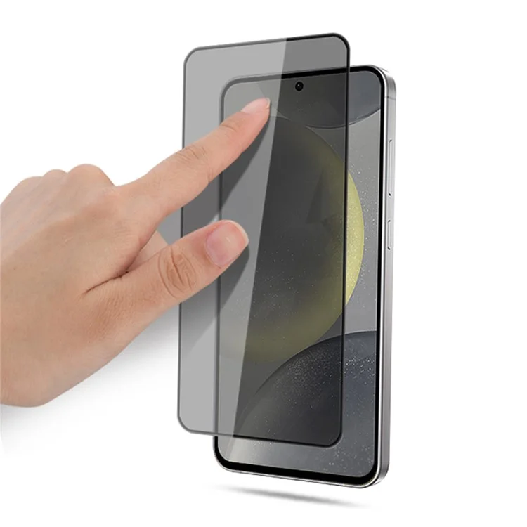 Achat en vrac MOCOLO pour protecteur d'écran Samsung Galaxy S24 Anti-espion Impression de soie Verre trempé - Noir