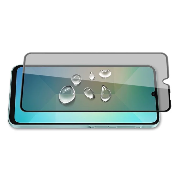 Оптовая закупка защитной пленки MOCOLO для Samsung Galaxy A05s 4G / M14 4G / A06, антишпионское шелковое тисненое закаленное стекло - черный