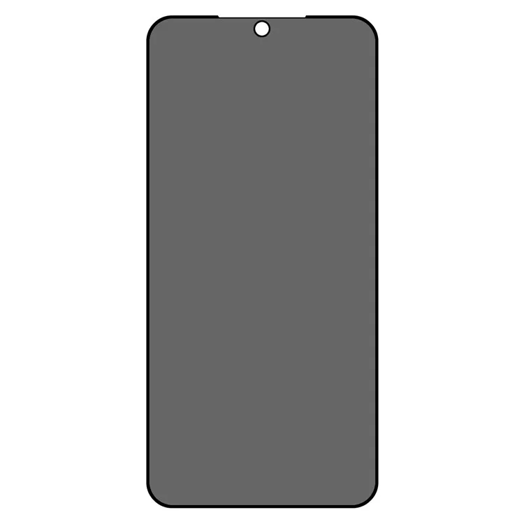 Pellicola in vetro temperato con stampa in seta per Huawei Mate 70, protegge completamente lo schermo da sguardi indiscreti.