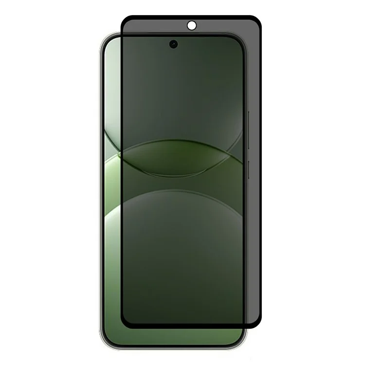 Protecteur d'écran en verre trempé imprimé en soie à couverture complète anti-espionnage pour Huawei nova 13 5G