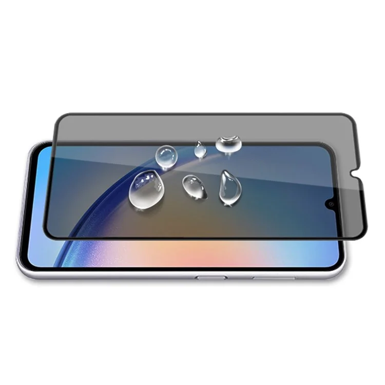 Großeinkauf MOCOLO für Samsung Galaxy A34 5G Bildschirmschutz Anti-Spionage-Seidendruckglas-Folie - Schwarz