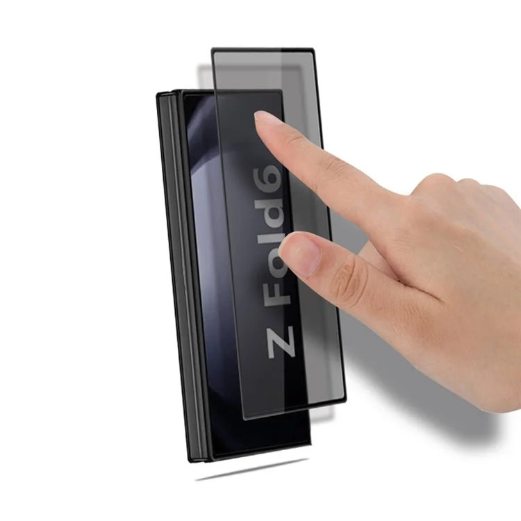 Massenkauf MOCOLO Für Samsung Galaxy Z Fold6 5G Bildschirmschutz Anti-Spion Seidendruckglas-Schutzfolie - Schwarz