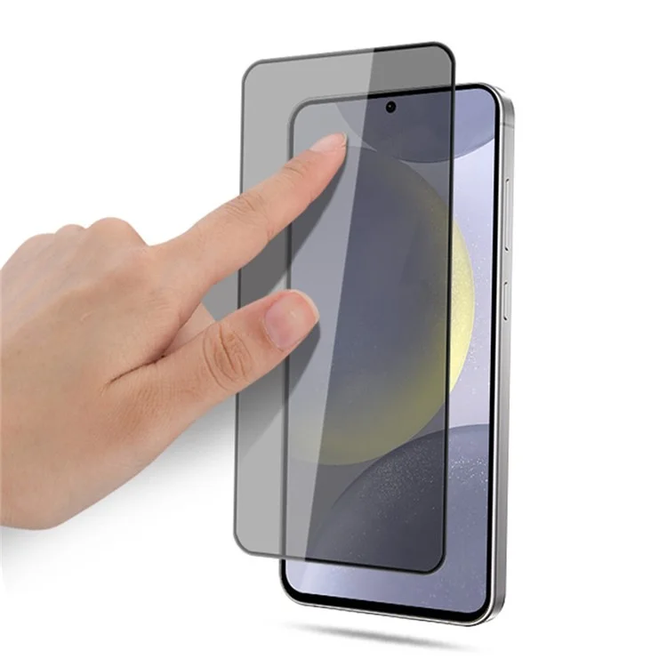 Compre em Quantidade MOCOLO Protetor de Tela para Samsung Galaxy S24+ Impressão Seda Anti-Espião Película de Vidro Temperado - Preto