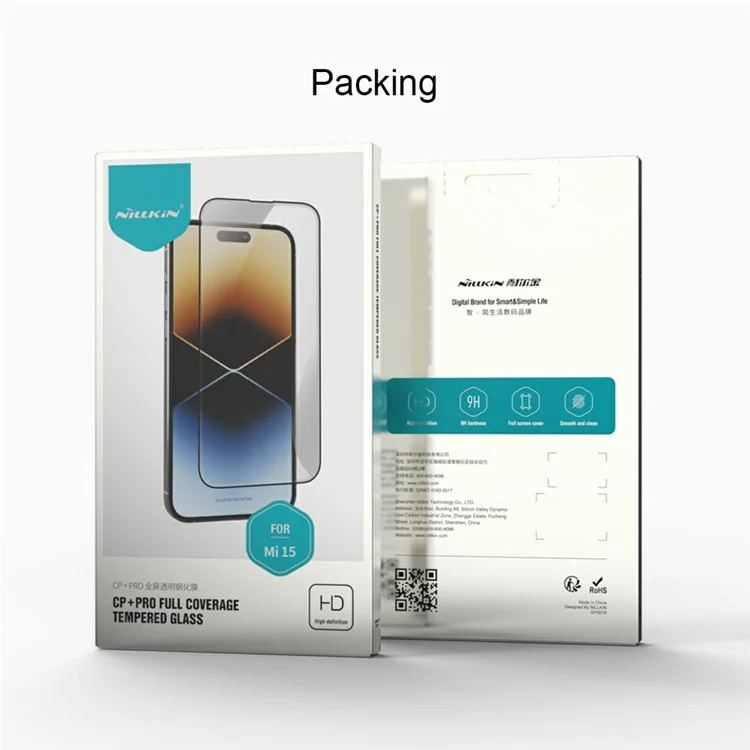 NILLKIN CP+PRO Displayschutz für Xiaomi 15, AGC-Glasfilm, ultra klar