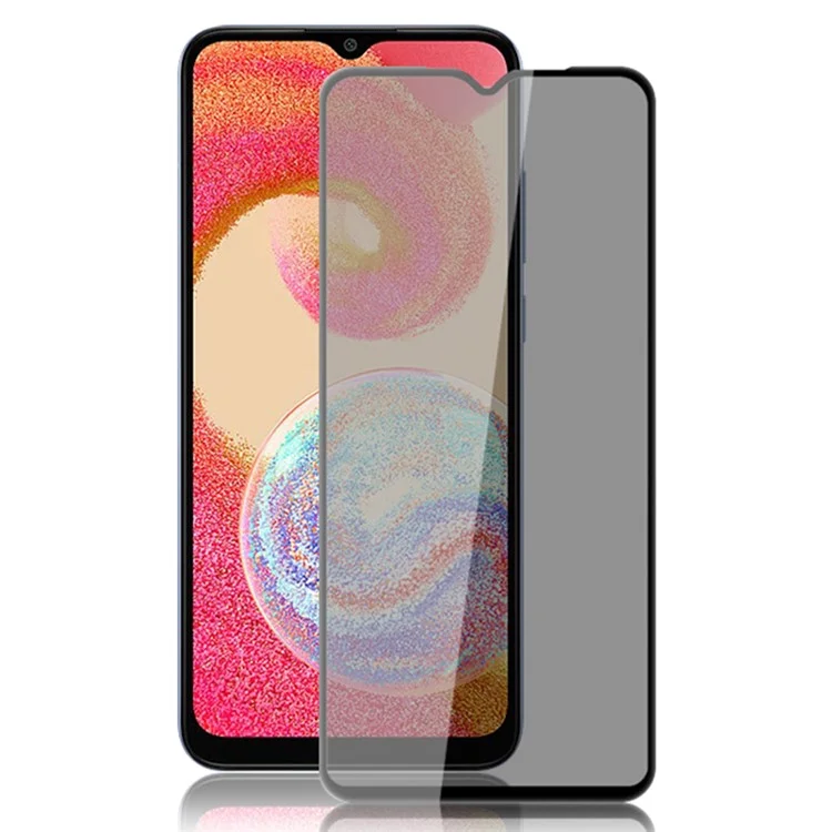 Großeinkauf MOCOLO Bildschirmschutz für Samsung Galaxy A04 4G / A04e 4G / A04s 4G / M04 4G Antispy-Seidendruck-Gehärtetes Glasfilm - Schwarz