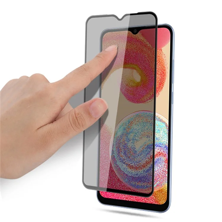 Großeinkauf MOCOLO Bildschirmschutz für Samsung Galaxy A04 4G / A04e 4G / A04s 4G / M04 4G Antispy-Seidendruck-Gehärtetes Glasfilm - Schwarz