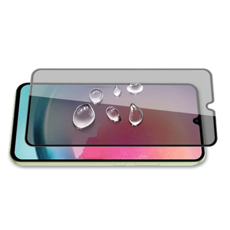 Acquista all'ingrosso MOCOLO per Samsung Galaxy A24 4G (162,1 x 77,6 x 8,3 mm) Pellicola protettiva per schermo in vetro temperato con stampa in seta anti-spia - Nero