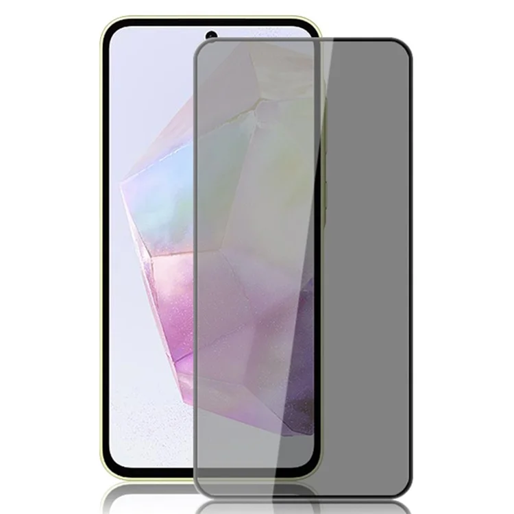 Comprar a granel MOCOLO para Samsung Galaxy A36 5G / A56 5G Protector de pantalla Antiespia Impresión de seda Película de cristal templado - Negro