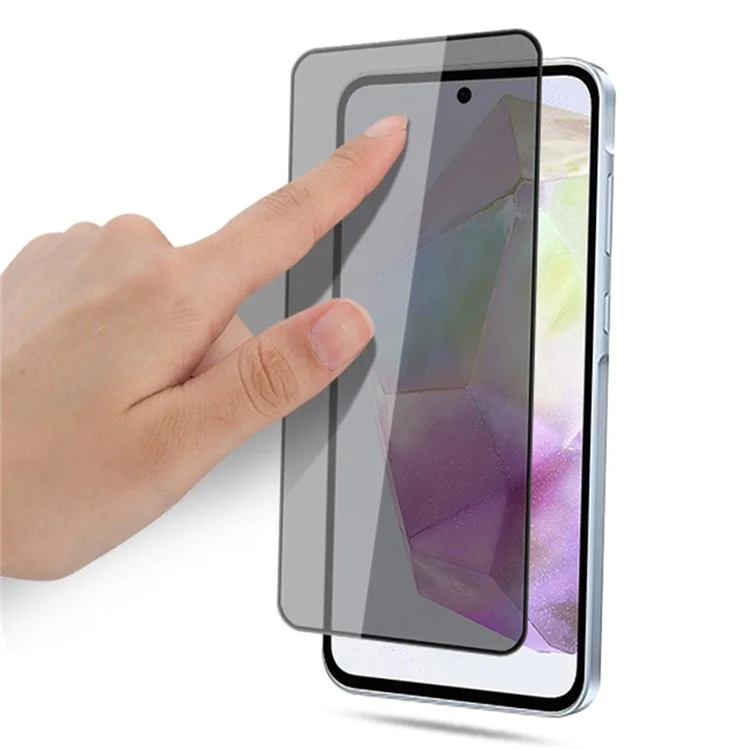 Comprar a granel MOCOLO para Samsung Galaxy A36 5G / A56 5G Protector de pantalla Antiespia Impresión de seda Película de cristal templado - Negro