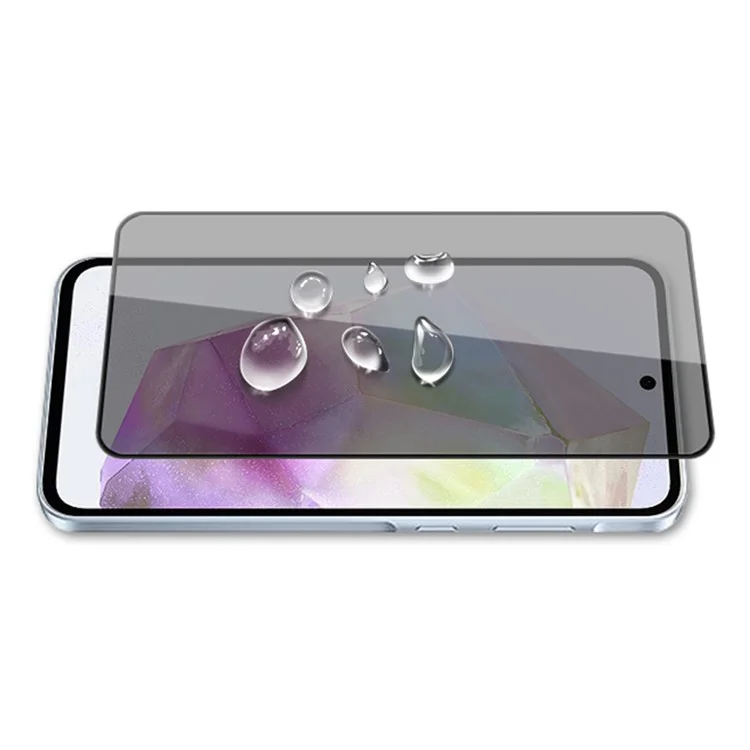 Comprar a granel MOCOLO para Samsung Galaxy A36 5G / A56 5G Protector de pantalla Antiespia Impresión de seda Película de cristal templado - Negro