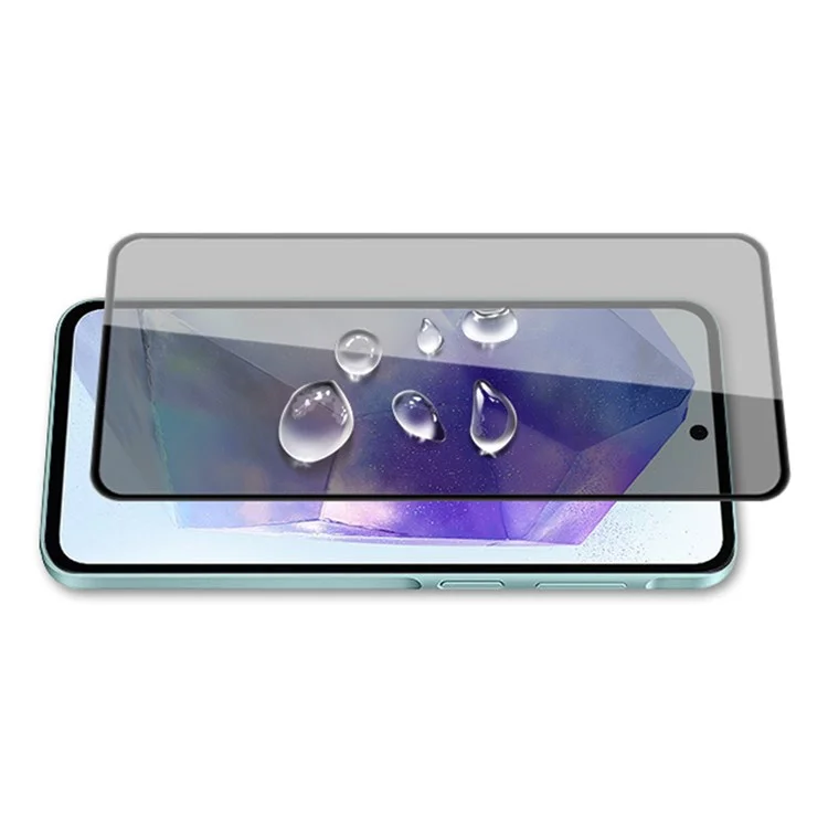 Оптовая покупка MOCOLO для Samsung Galaxy A35 5G / A55 5G Защитная пленка для экрана Антишпионская шелкографическая закаленная стеклянная пленка - Черная
