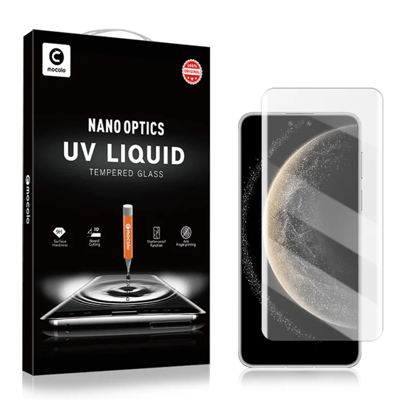 MOCOLO Protector de pantalla de vidrio templado con película líquida UV 3D curva de cobertura completa para Huawei Mate 70 Pro