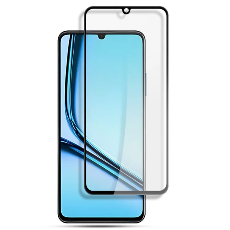 AMORUS Para Realme Note 50 4G Protetor de Tela Película de Vidro Temperado Anti-Estilhaço - Preto