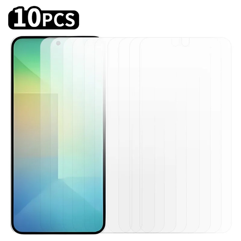 RURIHAI 10 unidades para protector de pantalla Samsung Galaxy S25 Ultra Clear AGC Glass Film (desbloqueo de huella digital)