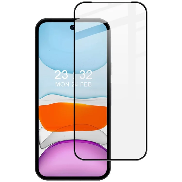 IMAK Pro+ Series Protector de pantalla de vidrio templado de pantalla completa para Google Pixel 9a, película sensible al tacto