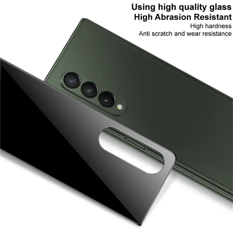 IMAK Para Samsung Galaxy Z Fold Especial / W25 5G Protetor de Tela de Vidro Temperado Capa Protetora Traseira