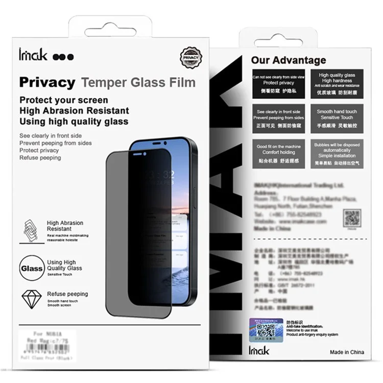 Película de vidro temperado antiespião IMAK para Huawei Mate 70 RS Ultimate / Mate 70 Pro+ / Protetor de tela de cobertura total Mate 70 Pro