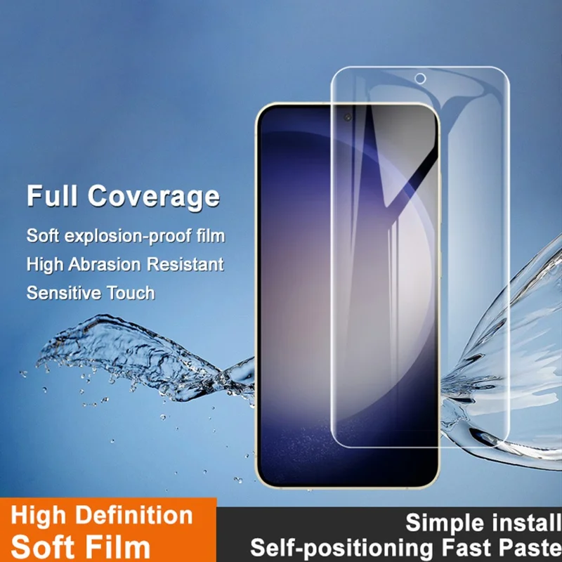 IMAK Hydrogel Film 4th Gen for Samsung Galaxy S25+ Full Screen Protector Ultra Clear Soft TPU Film
