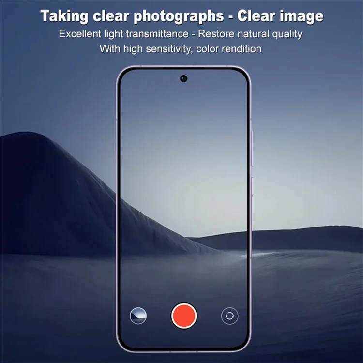IMAK Pour Oppo Reno13 5G (Global) Protecteur d'objectif en verre trempé + Capuchon d'objectif en acrylique