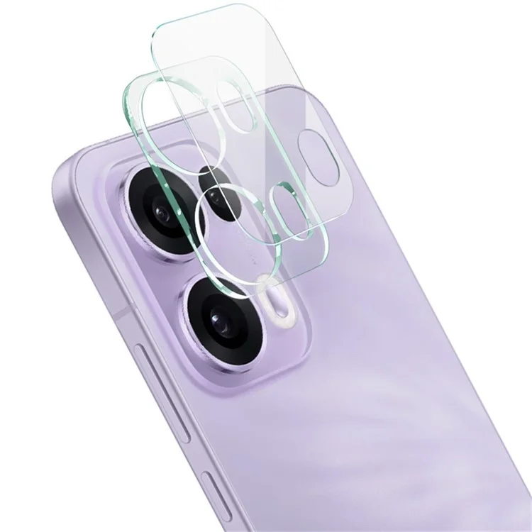 IMAK pour Oppo Reno13 Pro 5G Protecteur d'objectif en verre trempé + Capuchon d'objectif en acrylique