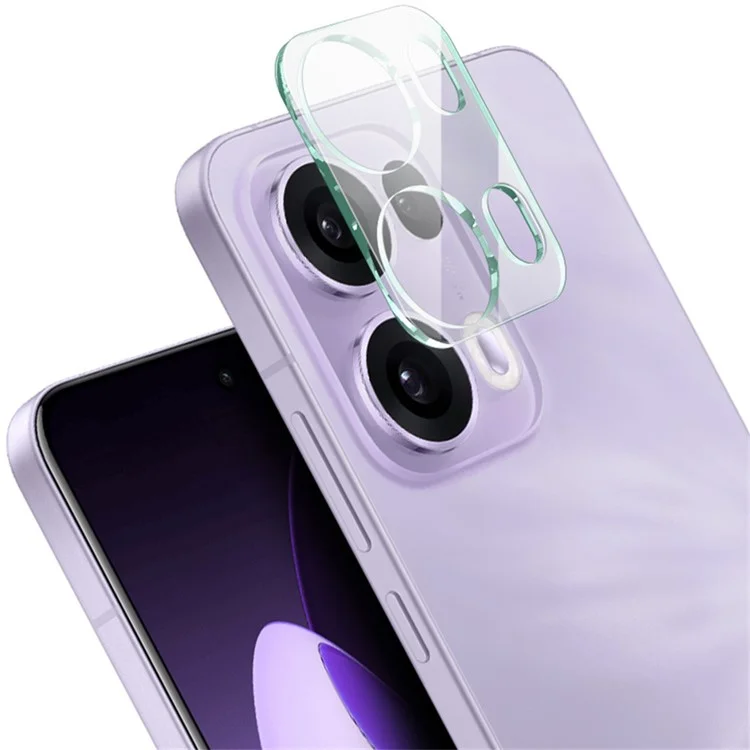 IMAK pour Oppo Reno13 Pro 5G Protecteur d'objectif en verre trempé + Capuchon d'objectif en acrylique