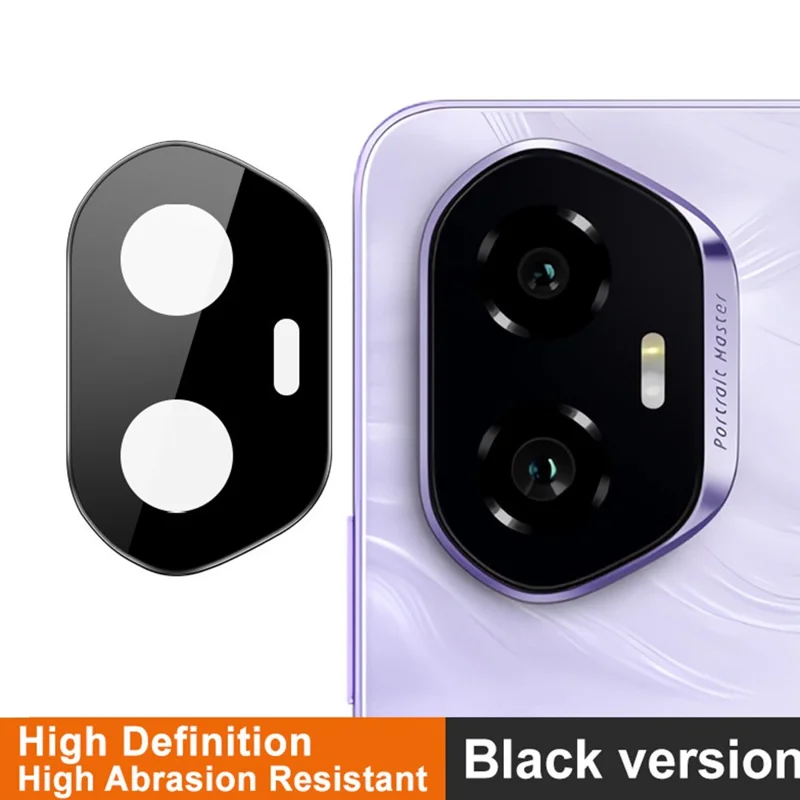 IMAK Для Honor 300 Защитное стекло для объектива камеры Закаленное стекло HD Clear Lens Film (Черная версия)