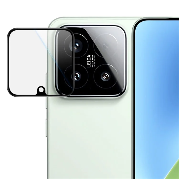 IMAK per Xiaomi 15 / 15 Custom Edition Protezione per obiettivo della fotocamera in vetro temperato con cornice di posizionamento automatico