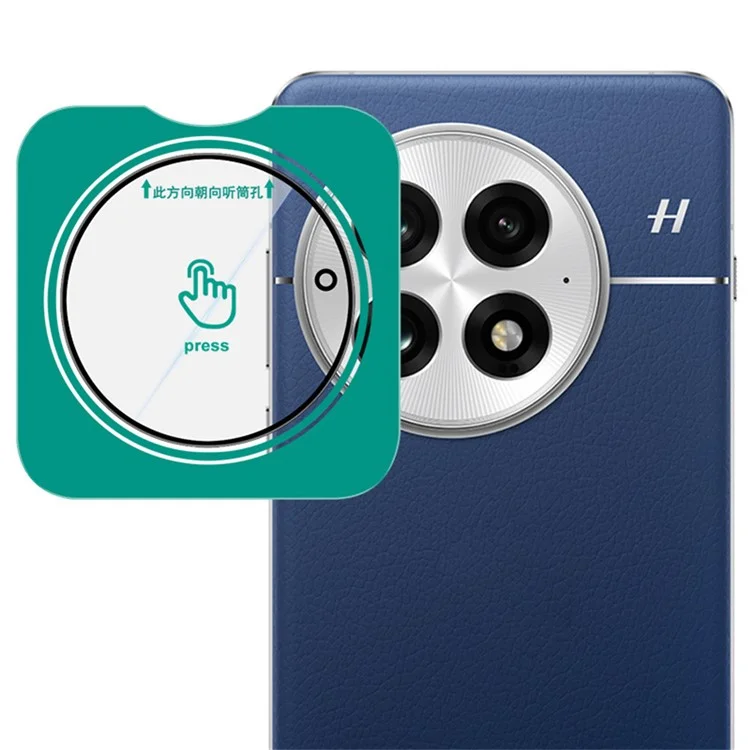 IMAK per OnePlus 13 Protezione obiettivo fotocamera Pellicola in vetro temperato con cornice di posizionamento automatico