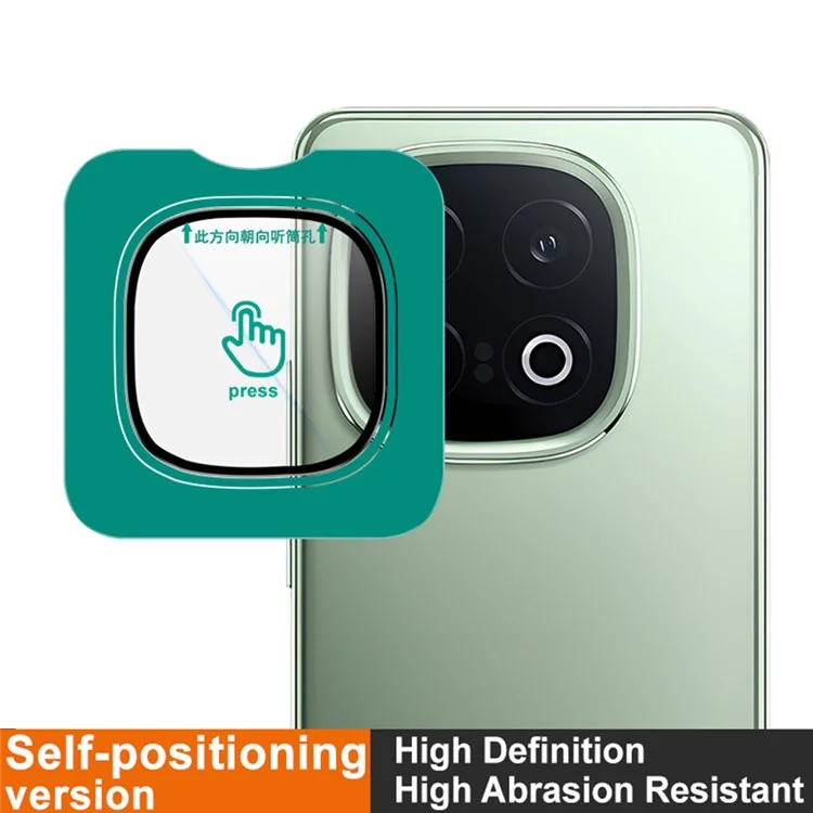 IMAK Per vivo iQOO 13 5G Protezione obiettivo fotocamera Pellicola in vetro temperato con cornice di posizionamento automatico