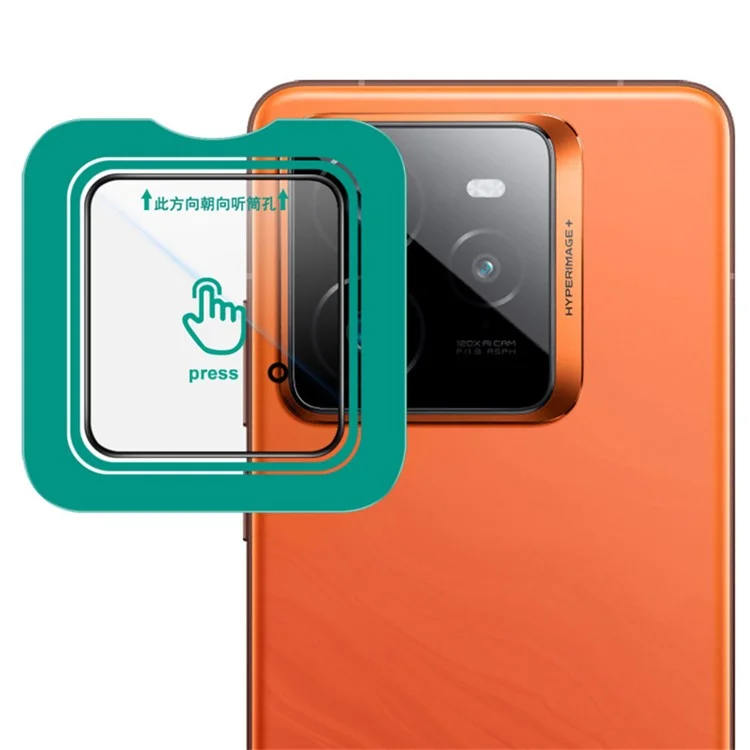 IMAK Glaslinsenfilm mit Selbstpositionierungsrahmen für Realme GT 7 Pro 5G Kameraobjektiv aus gehärtetem Glas.