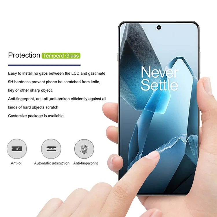 MOCOLO For OnePlus 13 Screen Protector 3D Curved Tempered Glass Film