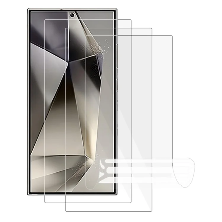 3 Stück Displayschutzfolie aus weichem TPU für Samsung Galaxy S25 Ultra, kratzfest