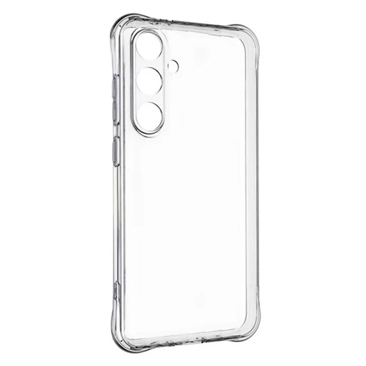 Für Samsung Galaxy A26 5G Hülle 2.0mm TPU Klare Handyhülle mit gehärtetem Glas Bildschirmschutz