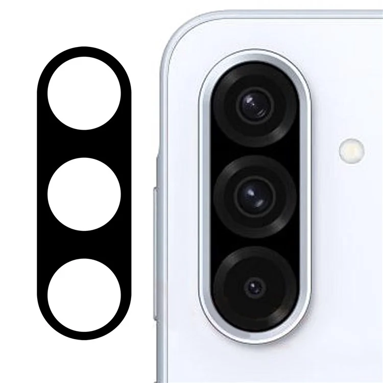 Protecteur d'objectif en verre trempé avec impression de soie pour Samsung Galaxy A36 5G