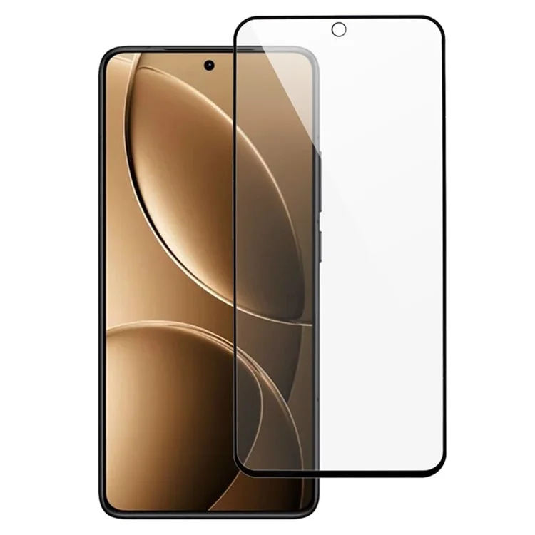 Защитная плёнка для экрана Xiaomi Redmi K80 5G / K80 Pro 5G, с чёрными краями, матовая, устойчивая к отпечаткам пальцев, из закалённого стекла