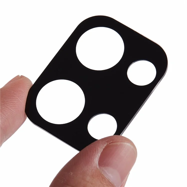 Pellicola protettiva in vetro temperato per Oppo Reno13 5G (versione globale), con stampa in seta nera per l'obiettivo della fotocamera.