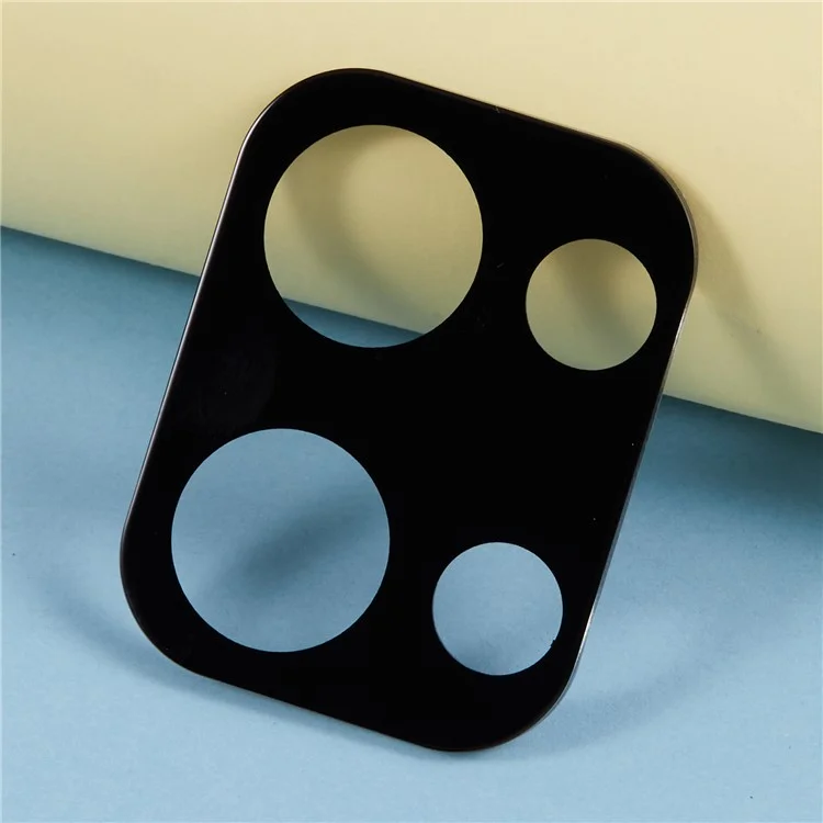 Pellicola protettiva in vetro temperato per Oppo Reno13 5G (versione globale), con stampa in seta nera per l'obiettivo della fotocamera.