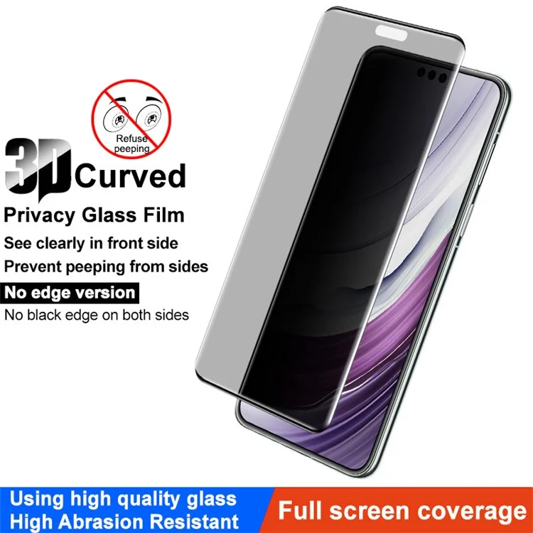 Film anti-espion IMAK pour Huawei Mate 70 Pro / Mate 70 Pro+ / Mate 70 RS Protecteur d'écran en verre trempé ultime (version sans bord)