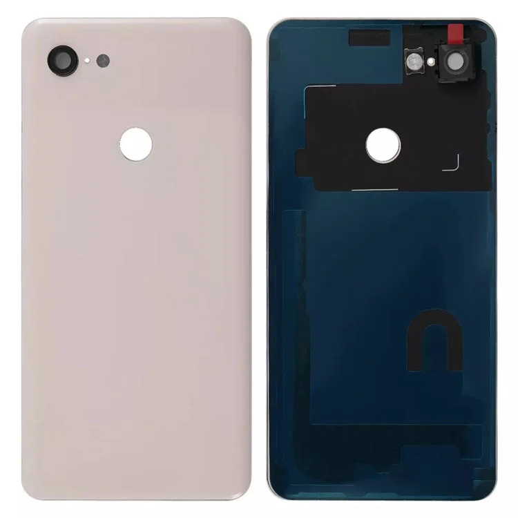 Para o Google Pixel 3 Peça de Reposição do Compartimento da Bateria OEM com Cobertura da Lente da Câmera - Rosa