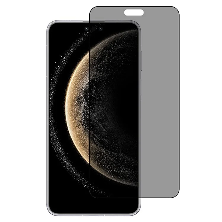 Protetor de tela para Huawei Mate 70 Pro Película de vidro temperado antiespião Borda curva com cola lateral