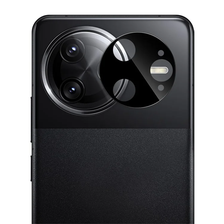 Protetor de lente da câmera RURIHAI para Xiaomi Redmi K80 Pro 5G / K80 5G, em alumínio de alta qualidade, vidro de silício e impressão em seda.