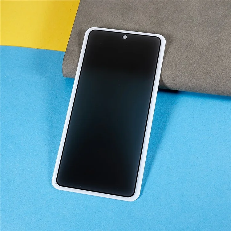 Pellicola in vetro temperato anti-sbirciatura per Xiaomi Redmi K80 5G / K80 Pro 5G, protezione completa dello schermo con adesivo totale.