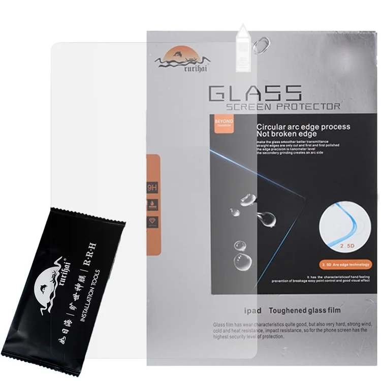 RURIHAI Protetor de tela de vidro de alumínio-silício ultra claro de 2,5D para o tablet Honor Pad X9